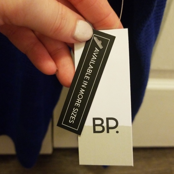 Blue v neck lounge sweater - Picture 3 of 3